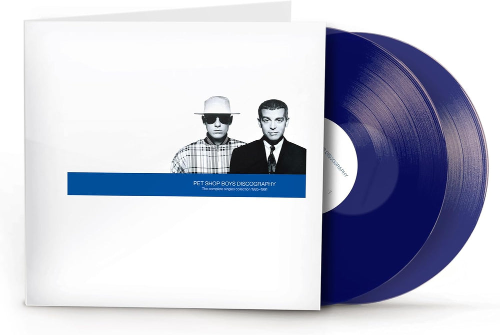PET SHOP BOYS DISCOGRAPHY - THE COMPLETE SINGLES COLLECTION 1985-1991 (VINILO DOBLE) (LIMITED EDITION BLUE TRANSPARENT)