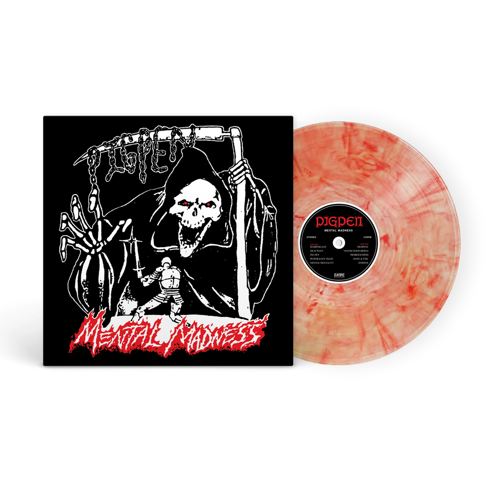 PIG PEN - MENTAL MADNESS (VINILO SIMPLE) (GARNET COLOR, 45 RPM)