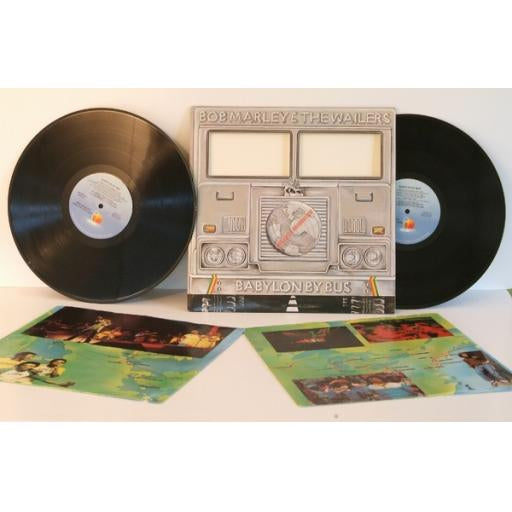 BOB MARLEY & THE WAILERS - BABYLON BY BUS (VINILO DOBLE DIE CUT COVER + POSTER) (2DA MANO | FRANCE 1978)
