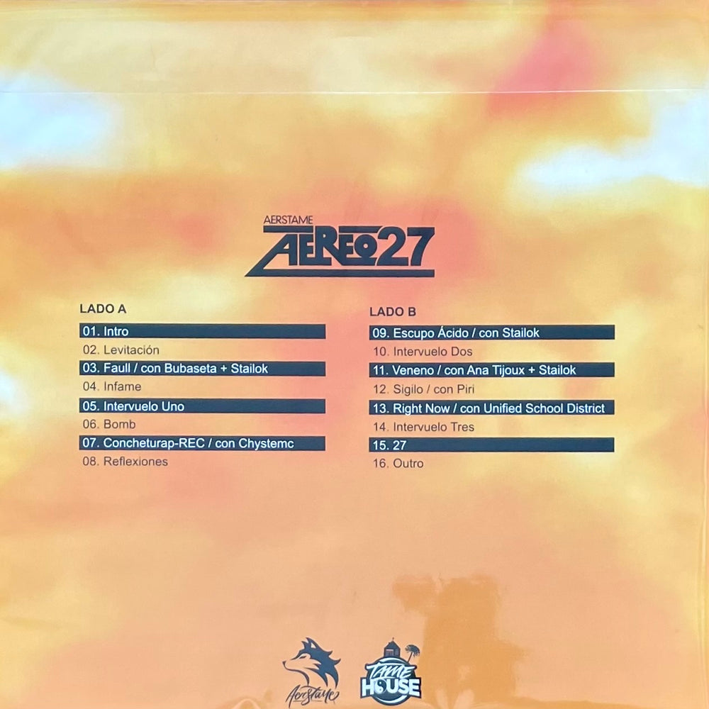 AERSTAME - AÉREO 27 (VINILO SIMPLE) (AUTOGRAFIADO)