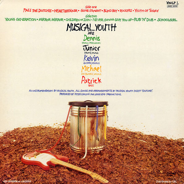 MUSICAL YOUTH - THE YOUTH OF TODAY (VINILO SIMPLE + INSERT) (2DA MANO | UK 1982)