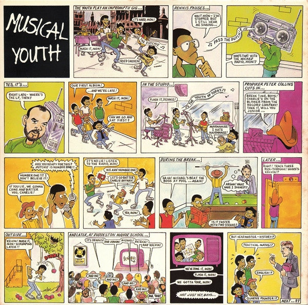 MUSICAL YOUTH - THE YOUTH OF TODAY (VINILO SIMPLE + INSERT) (2DA MANO | UK 1982)