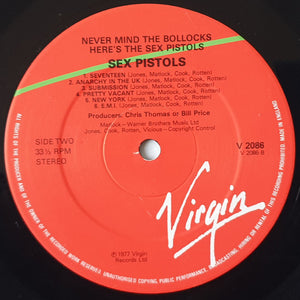 SEX PISTOLS - NEVER MIND THE BOLLOCKS HERE´S THE SEX PISTOLS (VINILO SIMPLE) (2DA MANO | UK 1978)