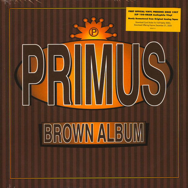 PRIMUS - BROWN ALBUM (VINILO DOBLE)