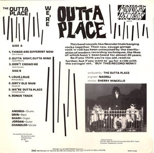 THE OUTTA PLACE - WE´RE OUTTA PLACE (VINILO SIMPLE) (2DA MANO / US 1984)