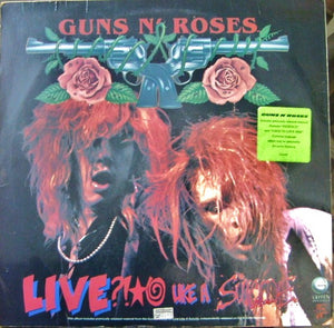 GUNS N' ROSES - GN' R LIES (VINILO SIMPLE INCLUYE INSERT SIN CENSURA) (2DA MANO | VZLA 1989)
