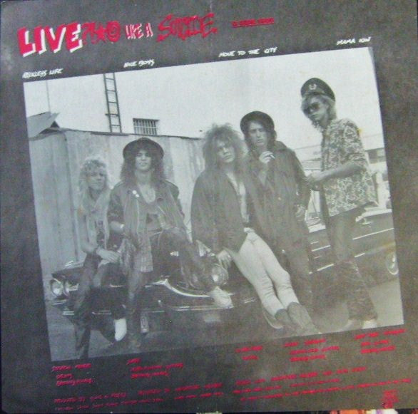 GUNS N' ROSES - GN' R LIES (VINILO SIMPLE INCLUYE INSERT SIN CENSURA) (2DA MANO | VZLA 1989)