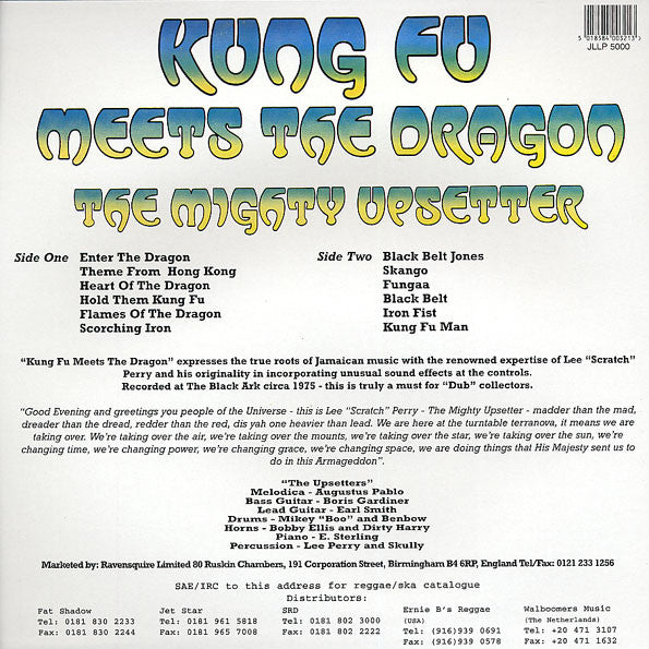 THE MIGHTY UPSETTER - KUNG FU MEETS THE DRAGON (LEE PERRY) (VINILO SIMPLE) (2DA MANO | UK 1995)