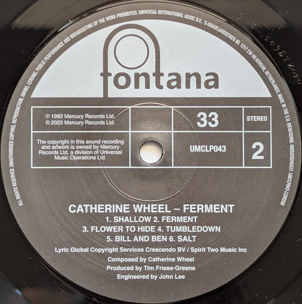 CATHERINE WHEEL - FERMENT (VINILO SIMPLE + SINGLE 12")