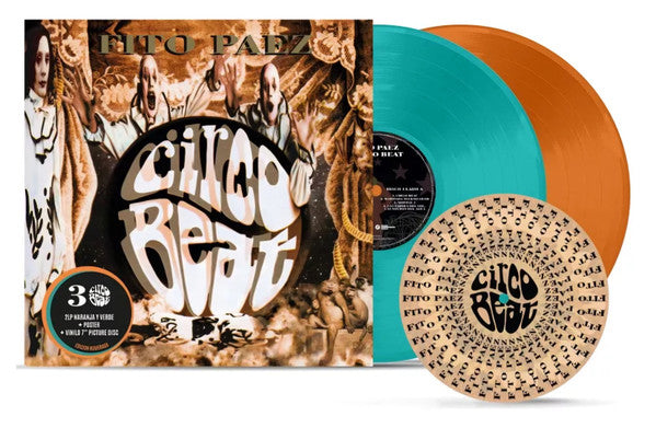 FITO PÁEZ - CIRCO BEAT (30TH ANIVERSARIO) (VINILO DOBLE + 7") (VINYL COLOR #314)