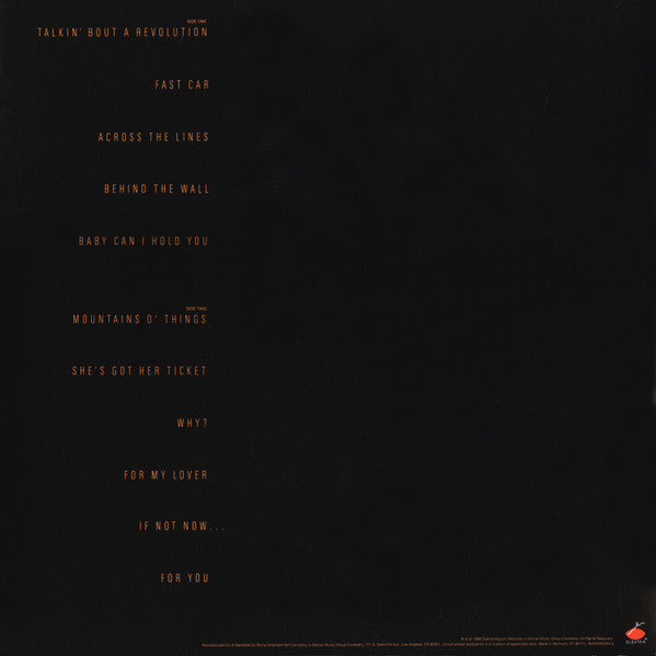 TRACY CHAPMAN - TRACY CHAPMAN (VINILO SIMPLE) (35TH ANNIVERSARY EDITION