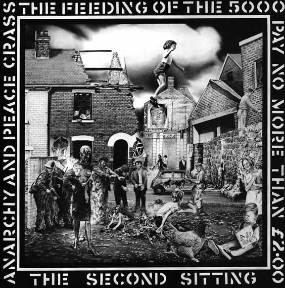 CRASS - THE FEEDING OF THE 5000 (VINILO SIMPLE)