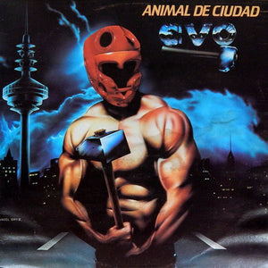 EVO - ANIMAL DE CIUDAD (VINILO SIMPLE + INSERT) (2DA MANO, VZLA 1983)