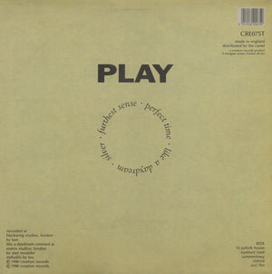 RIDE - PLAY (VINILO SIMPLE) (UK 1990, CREATION RECORDS)