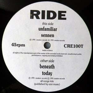 RIDE - TODAY FOREVER (VINILO SIMPLE) (UK 1991. CREATION RECORDS)