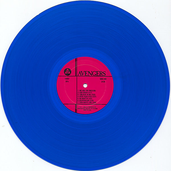 AVENGERS  - AVENGERS (VINILO SIMPLE) (BLUE VINYL) (2DA MANO / US 1987)