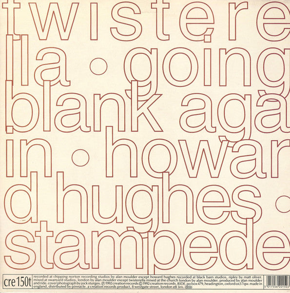 RIDE - TWISTERELLA (VINILO SIMPLE) (UK 1992, CREATION RECORDS)