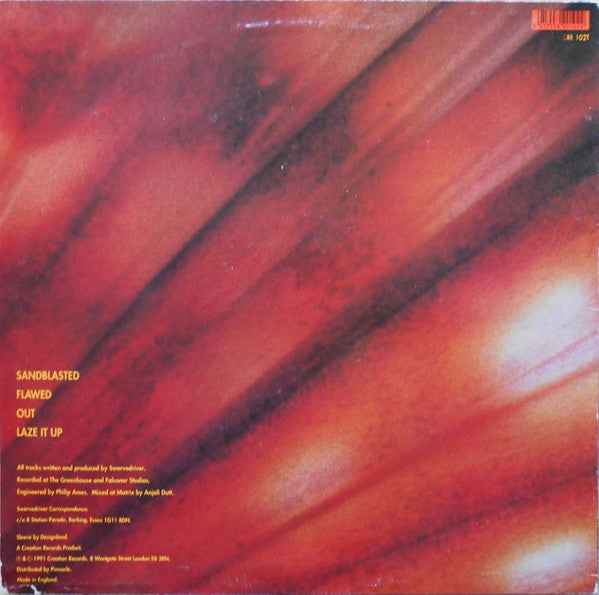 SWERVEDRIVER - SANDBLASTED (VINILO SIMPLE) (SINGLE 12" | 2DA MANO, UK 1991)