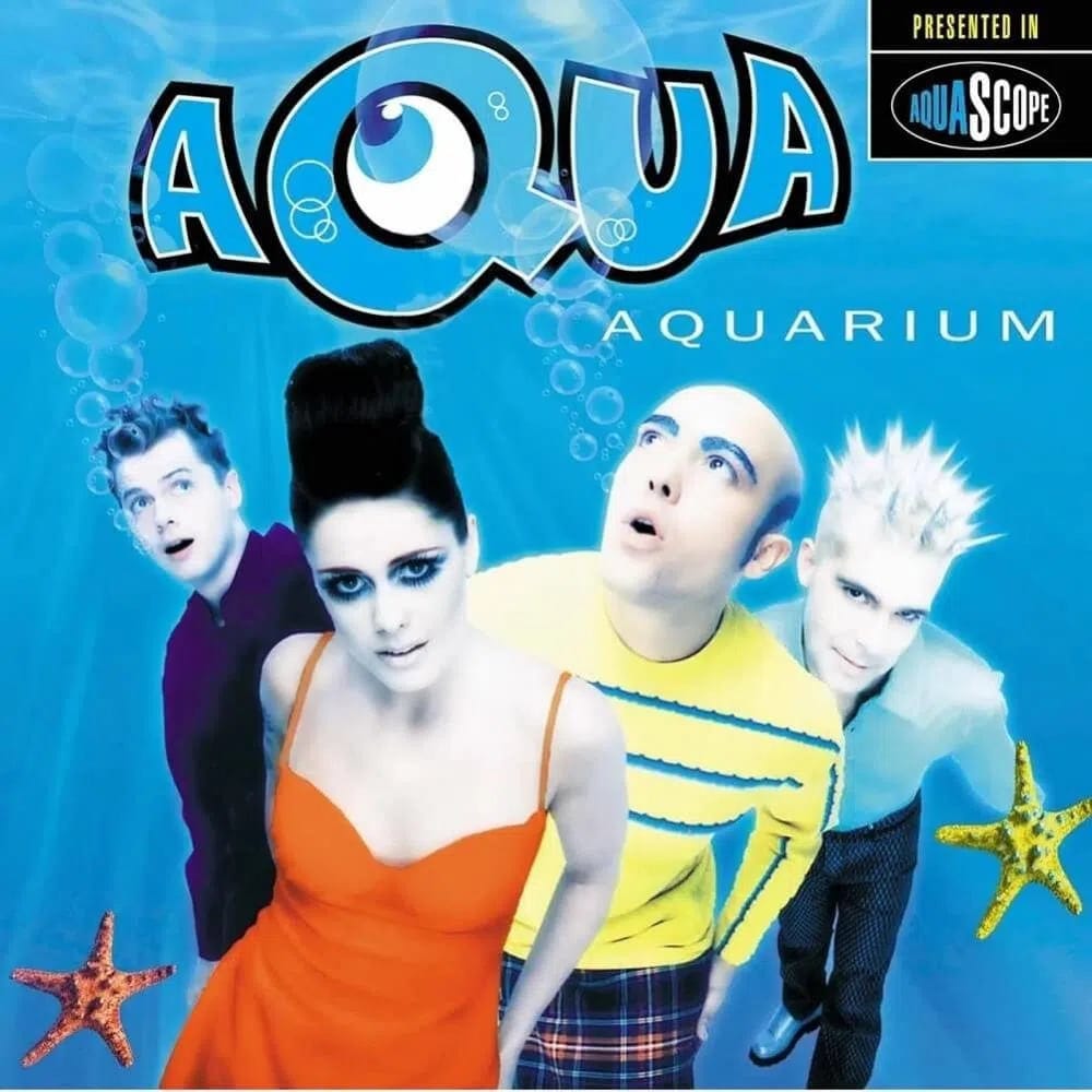 AQUA - AQUARIUM (VINILO SIMPLE) (25TH ANIVERSARY) (WHITE VINYL)