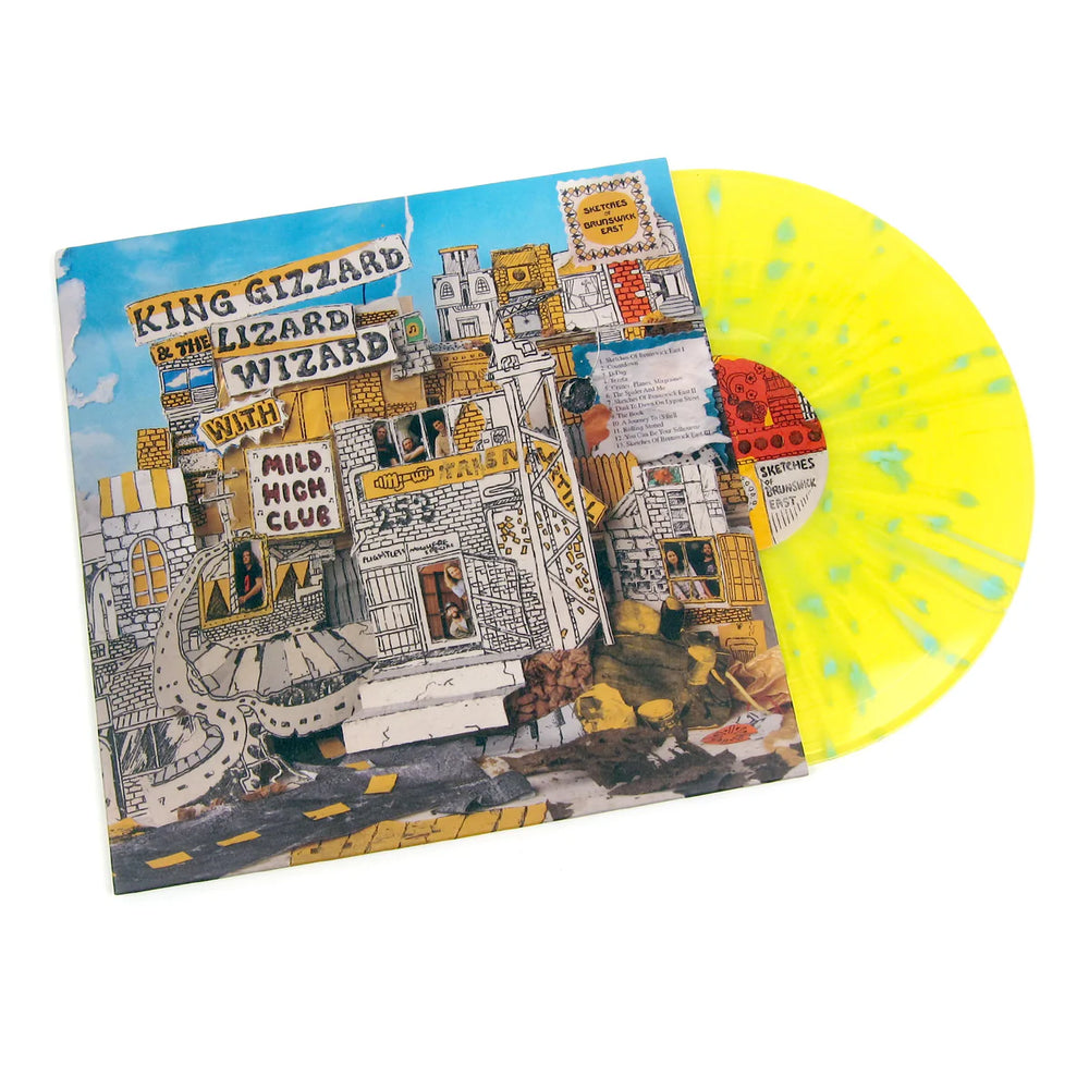 KING GIZZARD AND THE LIZARD WITH MILD HIGH CLUB - SKETCHES OF BRUNSWINK EAST (YELLOW BLUE SKY SPLATTER)