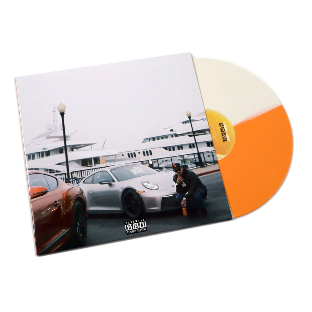 LARRY JUNE - SPACESHIPS ON THE BLADE (ORANGE AND CREAM QUAD VINYL)