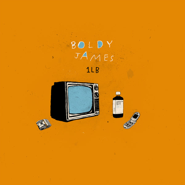 BOLDY JAMES & YOUR BOY POSCA - 1LB (ONE LUCKY BASTARD) (LIMITED EDITION) (ORANGE GALAXY VINYL)