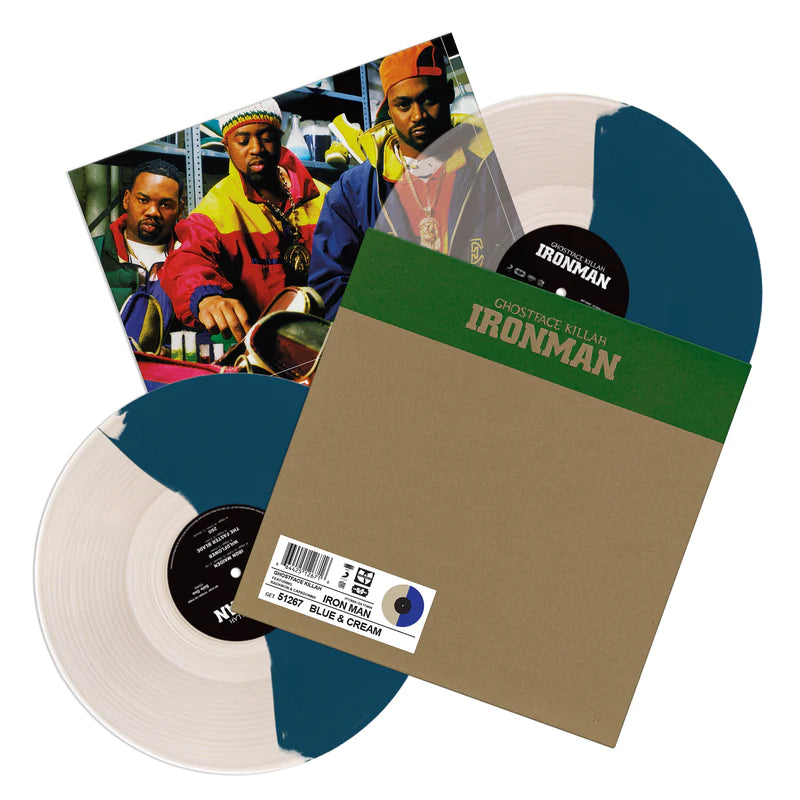 GHOSTFACE KILLAH - IRONMAN (25TH ANNIVERSARY EDITION) (BLUE & CREAM VINYL)